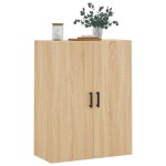 vidaXL Dulap TV montat pe perete, stejar sonoma, 69,5x34x90 cm vidaXL Dulap TV montat pe perete, stejar sonoma, 69,5x34x90 cm