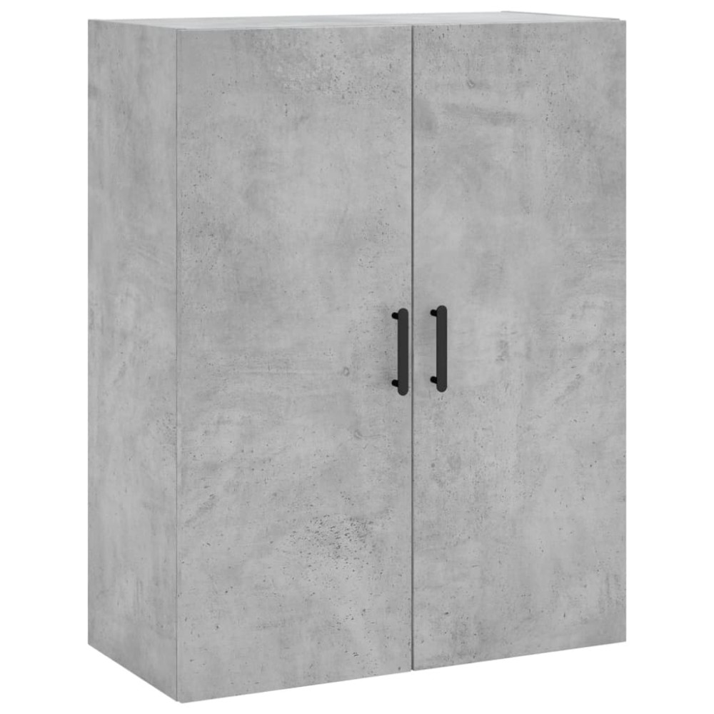 vidaXL Dulap cu montaj pe perete, gri beton, 69,5x34x90 cm