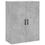 vidaXL Dulap cu montaj pe perete, gri beton, 69,5x34x90 cm vidaXL Dulap cu montaj pe perete, gri beton, 69,5x34x90 cm