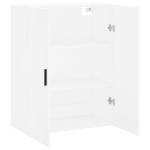 vidaXL Dulap cu montaj pe perete, alb, 69,5x34x90 cm vidaXL Dulap cu montaj pe perete, alb, 69,5x34x90 cm