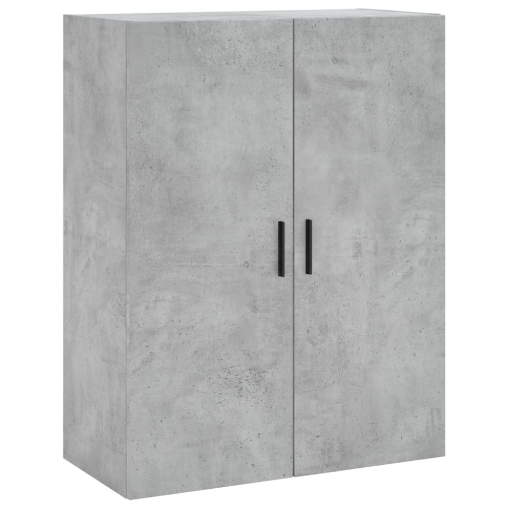 vidaXL Dulap cu montaj pe perete, gri beton, 69,5x34x90 cm