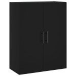 vidaXL Dulap cu montaj pe perete, negru, 69,5x34x90 cm vidaXL Dulap cu montaj pe perete, negru, 69,5x34x90 cm