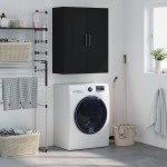 vidaXL Dulap cu montaj pe perete, negru, 69,5x34x90 cm vidaXL Dulap cu montaj pe perete, negru, 69,5x34x90 cm
