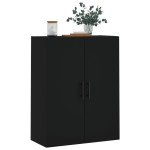 vidaXL Dulap cu montaj pe perete, negru, 69,5x34x90 cm vidaXL Dulap cu montaj pe perete, negru, 69,5x34x90 cm