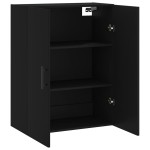 vidaXL Dulap cu montaj pe perete, negru, 69,5x34x90 cm vidaXL Dulap cu montaj pe perete, negru, 69,5x34x90 cm