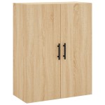 vidaXL Dulap TV montat pe perete, stejar sonoma, 69,5x34x90 cm