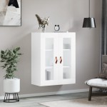 vidaXL Dulap cu montaj pe perete, alb, 69,5x34x90 cm vidaXL Dulap cu montaj pe perete, alb, 69,5x34x90 cm