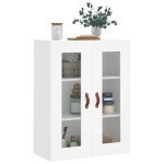vidaXL Dulap cu montaj pe perete, alb, 69,5x34x90 cm vidaXL Dulap cu montaj pe perete, alb, 69,5x34x90 cm