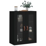 vidaXL Dulap cu montaj pe perete, negru, 69,5x34x90 cm vidaXL Dulap cu montaj pe perete, negru, 69,5x34x90 cm