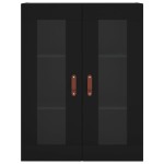 vidaXL Dulap cu montaj pe perete, negru, 69,5x34x90 cm vidaXL Dulap cu montaj pe perete, negru, 69,5x34x90 cm