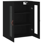 vidaXL Dulap cu montaj pe perete, negru, 69,5x34x90 cm vidaXL Dulap cu montaj pe perete, negru, 69,5x34x90 cm