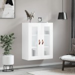 vidaXL Dulap cu montaj pe perete, alb extralucios, 69,5x34x90 cm vidaXL Dulap cu montaj pe perete, alb extralucios, 69,5x34x90 cm