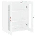 vidaXL Dulap cu montaj pe perete, alb extralucios, 69,5x34x90 cm vidaXL Dulap cu montaj pe perete, alb extralucios, 69,5x34x90 cm