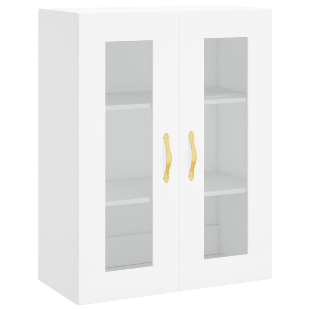 vidaXL Dulap cu montaj pe perete, alb, 69,5x34x90 cm