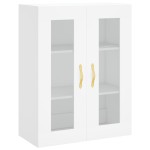 vidaXL Dulap cu montaj pe perete, alb, 69,5x34x90 cm vidaXL Dulap cu montaj pe perete, alb, 69,5x34x90 cm
