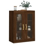 vidaXL Dulap montat pe perete, stejar maro, 69,5x34x90 cm vidaXL Dulap montat pe perete, stejar maro, 69,5x34x90 cm