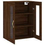 vidaXL Dulap montat pe perete, stejar maro, 69,5x34x90 cm vidaXL Dulap montat pe perete, stejar maro, 69,5x34x90 cm
