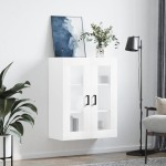 vidaXL Dulap cu montaj pe perete, alb, 69,5x34x90 cm vidaXL Dulap cu montaj pe perete, alb, 69,5x34x90 cm