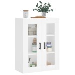 vidaXL Dulap cu montaj pe perete, alb, 69,5x34x90 cm vidaXL Dulap cu montaj pe perete, alb, 69,5x34x90 cm
