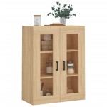 vidaXL Dulap TV montat pe perete, stejar sonoma, 69,5x34x90 cm