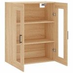 vidaXL Dulap TV montat pe perete, stejar sonoma, 69,5x34x90 cm