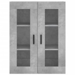 vidaXL Dulap cu montaj pe perete, gri beton, 69,5x34x90 cm vidaXL Dulap cu montaj pe perete, gri beton, 69,5x34x90 cm