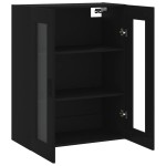 vidaXL Dulap cu montaj pe perete, negru, 69,5x34x90 cm vidaXL Dulap cu montaj pe perete, negru, 69,5x34x90 cm