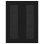 vidaXL Dulap cu montaj pe perete, negru, 69,5x34x90 cm vidaXL Dulap cu montaj pe perete, negru, 69,5x34x90 cm