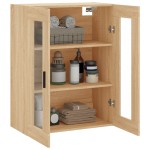 vidaXL Dulap TV montat pe perete, stejar sonoma, 69,5x34x90 cm