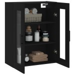 vidaXL Dulap cu montaj pe perete, negru, 69,5x34x90 cm vidaXL Dulap cu montaj pe perete, negru, 69,5x34x90 cm