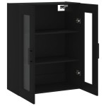vidaXL Dulap cu montaj pe perete, negru, 69,5x34x90 cm vidaXL Dulap cu montaj pe perete, negru, 69,5x34x90 cm