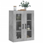 vidaXL Dulap cu montaj pe perete, gri beton, 69,5x34x90 cm vidaXL Dulap cu montaj pe perete, gri beton, 69,5x34x90 cm