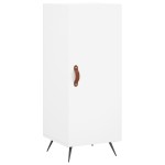 vidaXL Servantă, alb, 34,5x34x90 cm, lemn compozit vidaXL Servantă, alb, 34,5x34x90 cm, lemn compozit