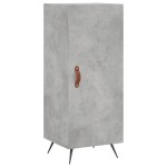 vidaXL Servantă, gri beton, 34,5x34x90 cm, lemn compozit vidaXL Servantă, gri beton, 34,5x34x90 cm, lemn compozit