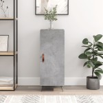 vidaXL Servantă, gri beton, 34,5x34x90 cm, lemn compozit vidaXL Servantă, gri beton, 34,5x34x90 cm, lemn compozit