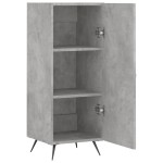 vidaXL Servantă, gri beton, 34,5x34x90 cm, lemn compozit vidaXL Servantă, gri beton, 34,5x34x90 cm, lemn compozit