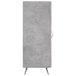 vidaXL Servantă, gri beton, 34,5x34x90 cm, lemn compozit vidaXL Servantă, gri beton, 34,5x34x90 cm, lemn compozit