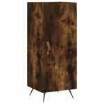 vidaXL Servantă, stejar fumuriu, 34,5x34x90 cm, lemn compozit vidaXL Servantă, stejar fumuriu, 34,5x34x90 cm, lemn compozit