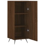 vidaXL Servantă, stejar maro, 34,5x34x90 cm, lemn compozit
