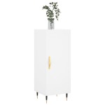 vidaXL Servantă, alb, 34,5x34x90 cm, lemn compozit vidaXL Servantă, alb, 34,5x34x90 cm, lemn compozit