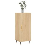 vidaXL Servantă, stejar sonoma, 34,5x34x90 cm, lemn compozit