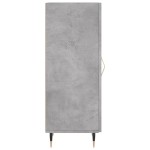 vidaXL Servantă, gri beton, 34,5x34x90 cm, lemn compozit vidaXL Servantă, gri beton, 34,5x34x90 cm, lemn compozit