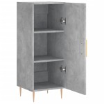 vidaXL Servantă, gri beton, 34,5x34x90 cm, lemn compozit vidaXL Servantă, gri beton, 34,5x34x90 cm, lemn compozit