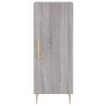 vidaXL Servantă, gri sonoma, 34,5x34x90 cm, lemn compozit vidaXL Servantă, gri sonoma, 34,5x34x90 cm, lemn compozit