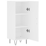 vidaXL Servantă, alb, 34,5x34x90 cm, lemn compozit vidaXL Servantă, alb, 34,5x34x90 cm, lemn compozit