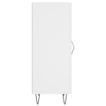 vidaXL Servantă, alb, 34,5x34x90 cm, lemn compozit vidaXL Servantă, alb, 34,5x34x90 cm, lemn compozit
