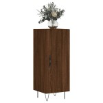 vidaXL Servantă, stejar maro, 34,5x34x90 cm, lemn compozit