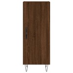 vidaXL Servantă, stejar maro, 34,5x34x90 cm, lemn compozit