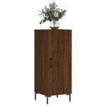 vidaXL Servantă, stejar maro, 34,5x34x90 cm, lemn compozit