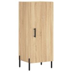 vidaXL Servantă, stejar sonoma, 34,5x34x90 cm, lemn compozit vidaXL Servantă, stejar sonoma, 34,5x34x90 cm, lemn compozit